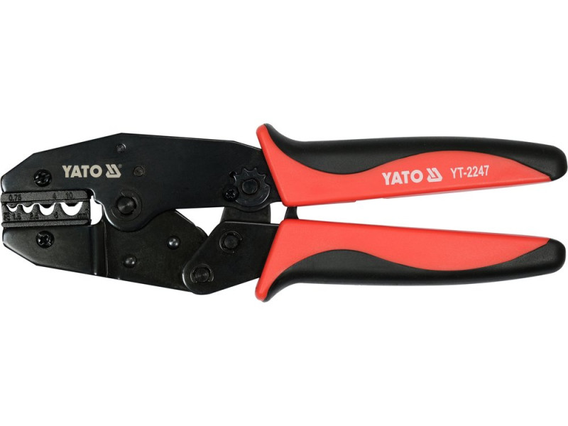 Кліщі для обтиску конекторів YATO YT-2247, 1,5-10 мм², TPR