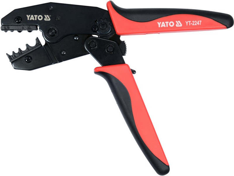 Кліщі для обтиску конекторів YATO YT-2247, 1,5-10 мм², TPR