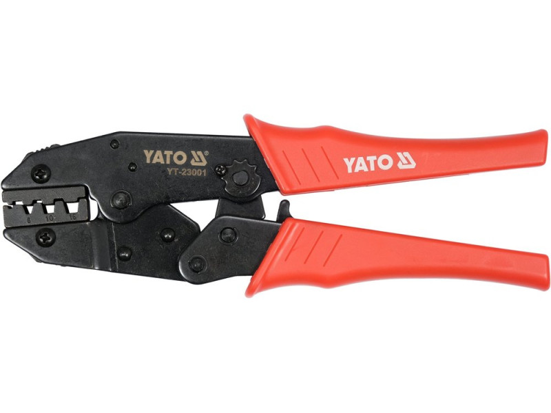 Кліщі для обтиску конекторів YATO YT-23001, 6/10/16 мм²