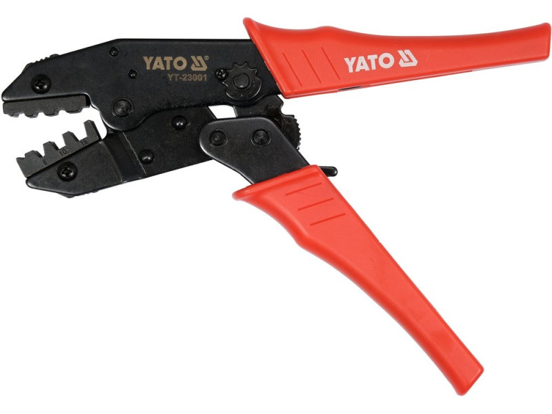 Кліщі для обтиску конекторів YATO YT-23001, 6/10/16 мм²