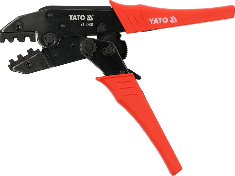 Кліщі для обтиску конекторів YATO YT-2300, 0,5-6 мм²