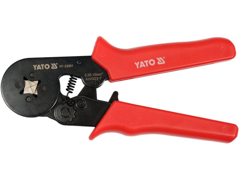 Кліщі для обтиску гільз YATO YT-23051, 0,25-10 мм²
