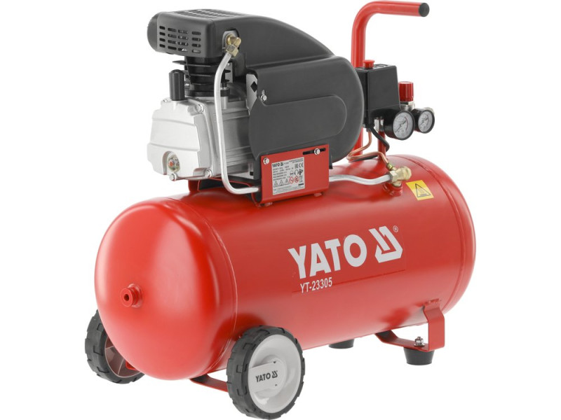 Компрессор масляный 50 л YATO YT-23305, 1500 Вт, 200 л/мин