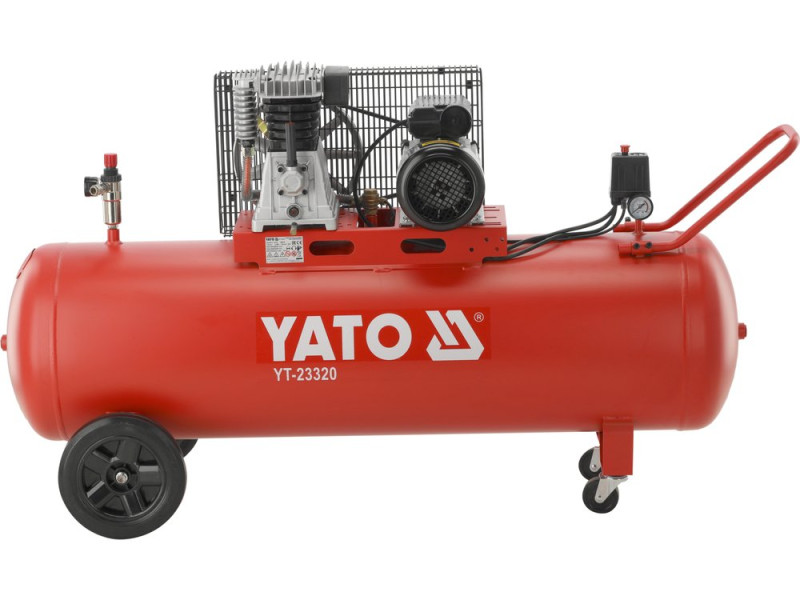Компресор олійний 200 л, 230 В YATO YT-23320, 2200 Вт, 360 л/хв