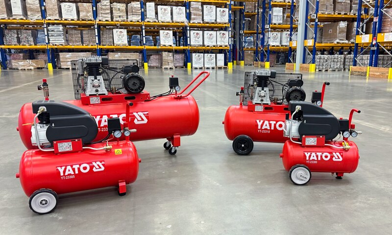 Компресор олійний 200 л, 230 В YATO YT-23320, 2200 Вт, 360 л/хв