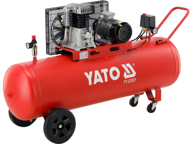 Компресор олійний 200 л, 400 В YATO YT-23321, 2200 Вт, 360 л/хв