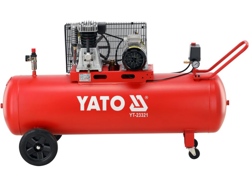 Компресор олійний 200 л, 400 В YATO YT-23321, 2200 Вт, 360 л/хв