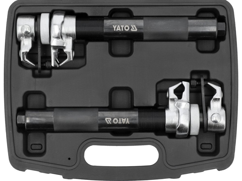 Стяжка пружин YATO YT-25450, набір 3 шт, 35-280 мм, до 1000 кг