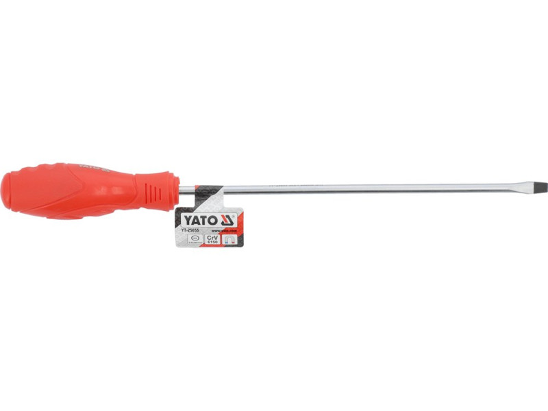 Викрутка шліцева SL5x200 YATO YT-25655, CrV 6150