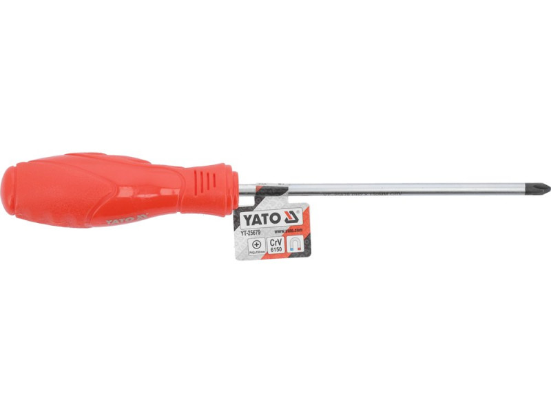 Отвертка крестовая PH2x150 CrV YATO YT-25679