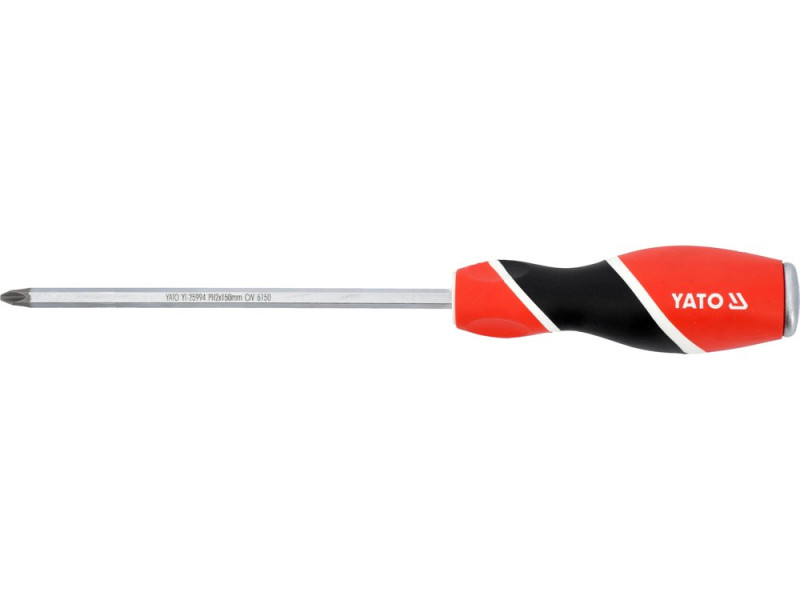 Викрутка хрестова ударна YATO : "Philips" PH2 х 150 мм (YT-25994)