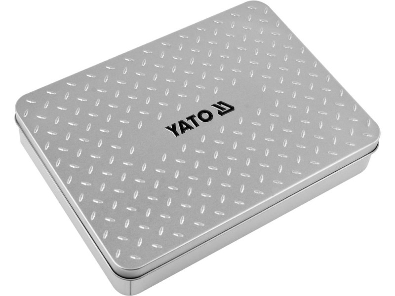 Отвертка аккумулов. с набором бит YATO : Li-Ion 3.6В 450 мАч, LED-подсветка, HEX-1/4, CrV, 39шт+кейс (YT-27930)