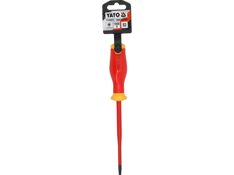 Викрутка ізольована TORX Extra Slim YATO YT-282672, T25, 125 мм