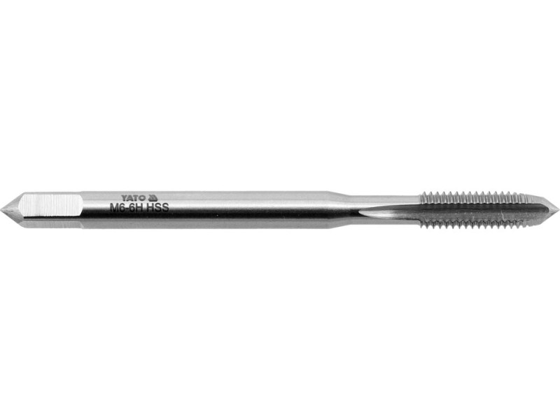Мітчик машинний M6 HSS M2 YATO YT-2953, DIN 371M