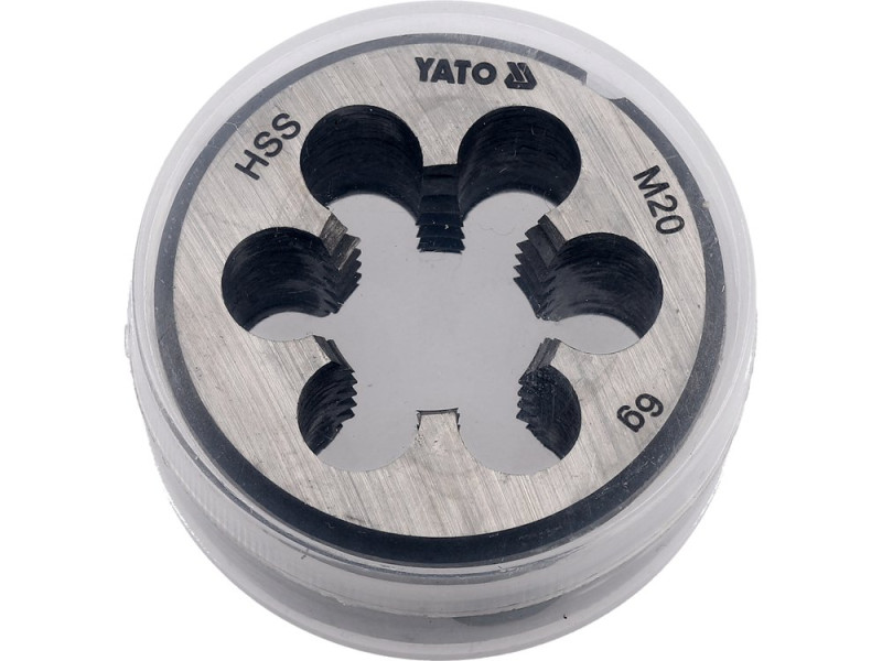 Плашка YATO М20 х 2.5 мм, HSS М2, m=150 г (YT-2973)