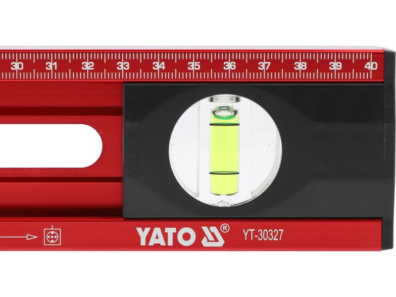 Рівень будівельний для електрика YATO YT-30327, 400 мм, 2 вічка