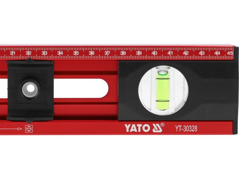 Рівень будівельний для електрика YATO YT-30328, 450 мм, 2 вічка