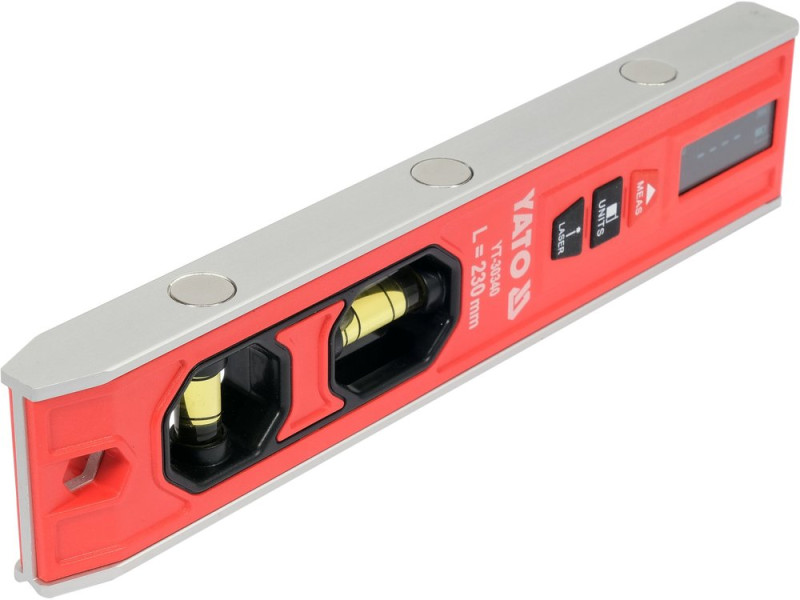 Рівень електронний з лазерним далекоміром YATO YT-30340, 10 м, 230 мм