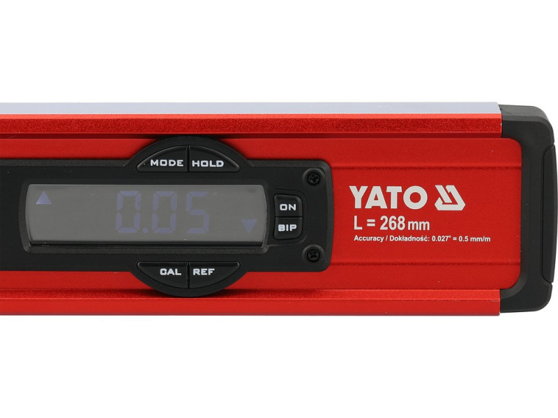 Рівень електронний магнітний YATO YT-30396, 268 мм, IP65