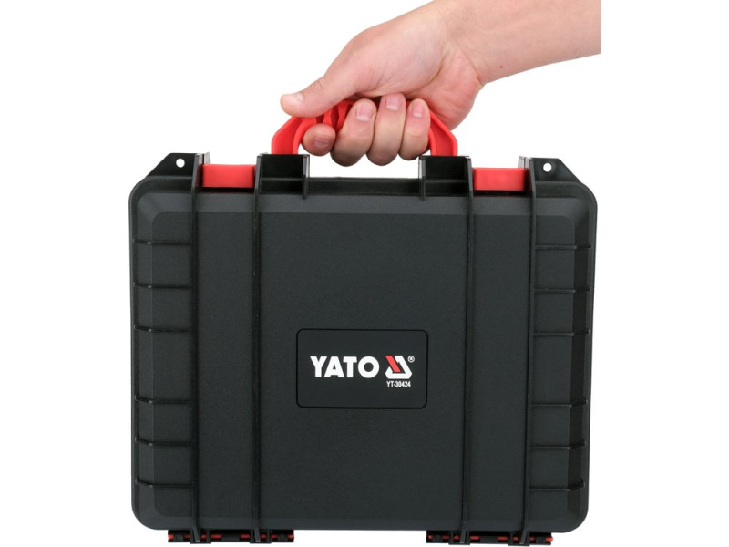 Нівелір лазерний 4D 16 ліній зелений YATO YT-30424, 30 м