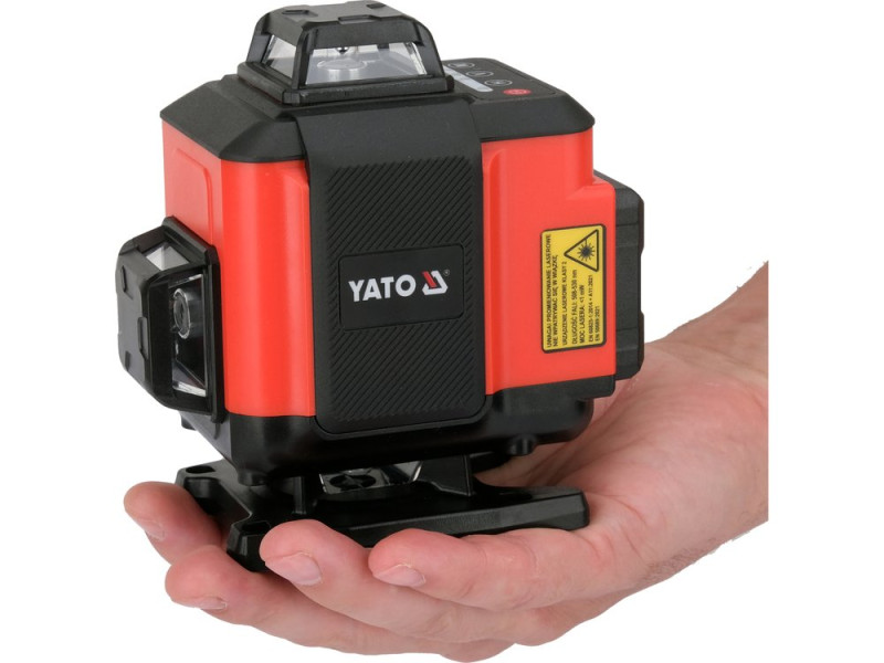Нівелір лазерний 4D 16 ліній зелений YATO YT-30424, 30 м