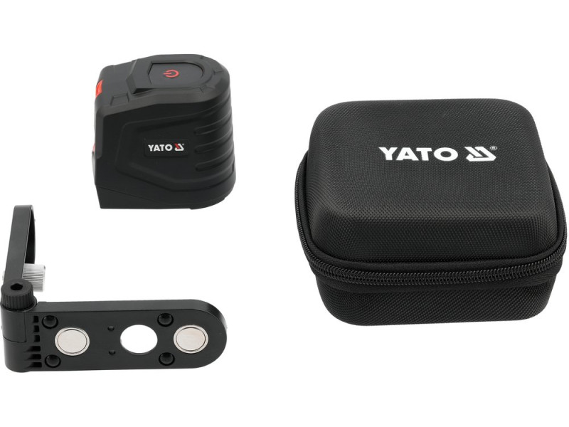 Нівелір лазерний зелений хрестовий YATO YT-30426, самовирівнювання