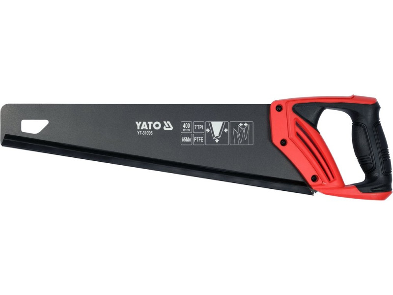 Ножівка по дереву 400 мм YATO YT-31096, покриття PTFE