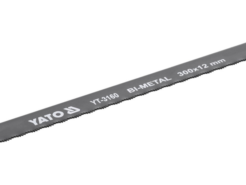 Ножівка по металу 300 мм YATO YT-3160, біметал, дерев’яна ручка