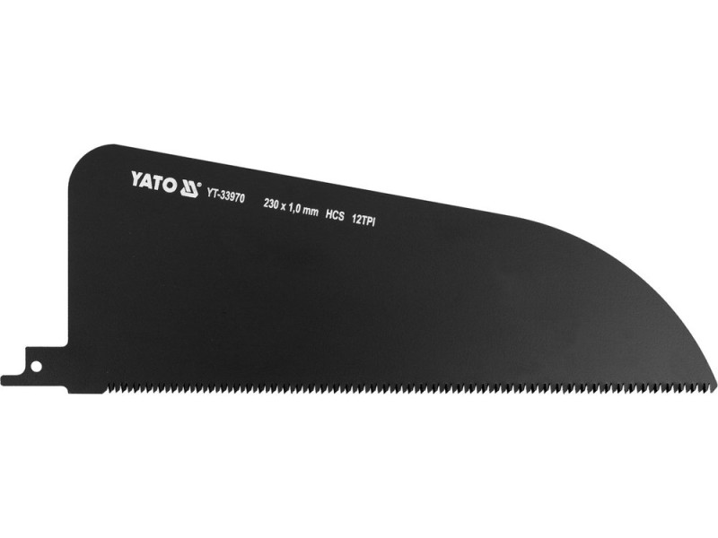 Полотно для шабельної пили для гілок 230 мм YATO YT-33970, HCS, 12 TPI