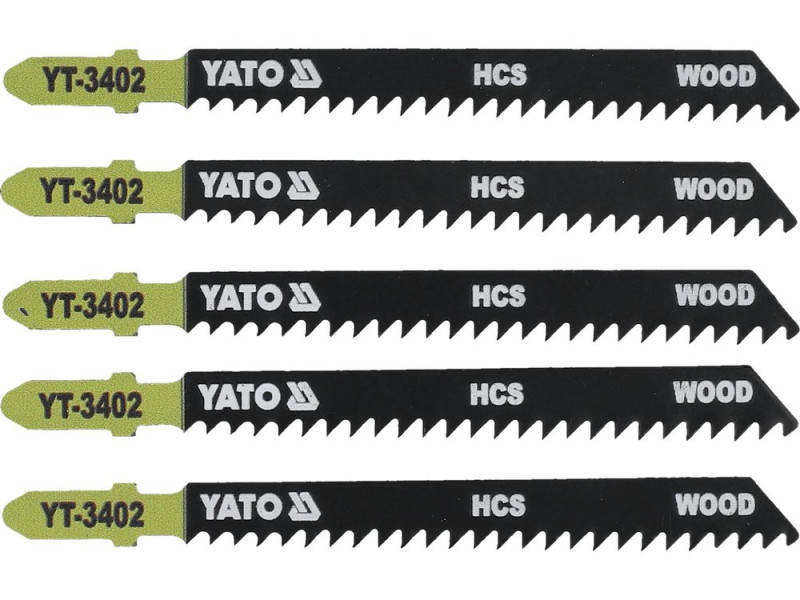 Полотно для лобзика HCS тип T YATO YT-3402, 8 TPI, 100 мм