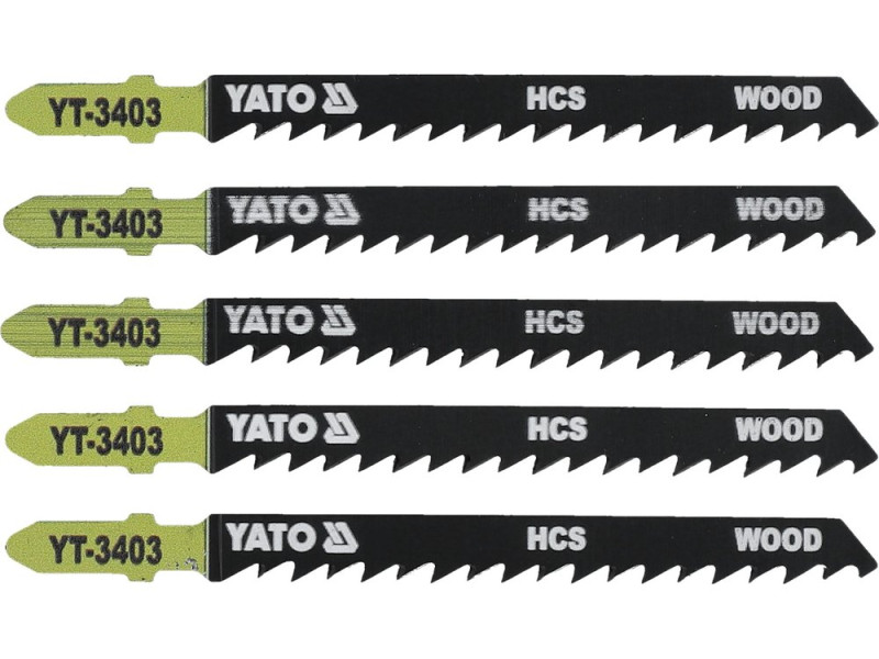 Полотно для лобзика HCS тип T YATO YT-3403, 6 TPI, 100 мм