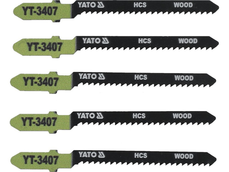 Полотно для лобзика HCS тип T YATO YT-3407, 13 TPI, по дузі