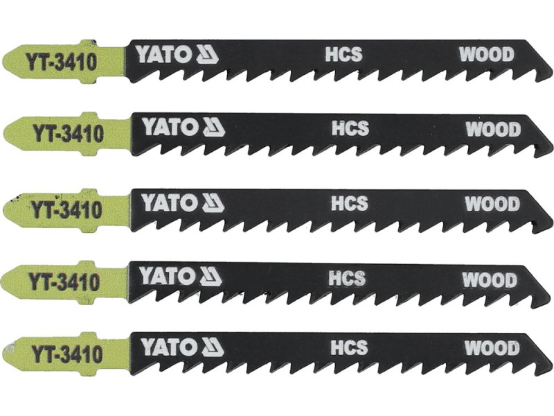 Полотно для лобзика HCS тип T YATO YT-3410, 6 TPI, 1,4 мм