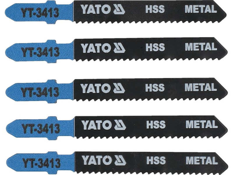 Полотно для лобзика HSS тип T YATO YT-3413, 12 TPI, по металу