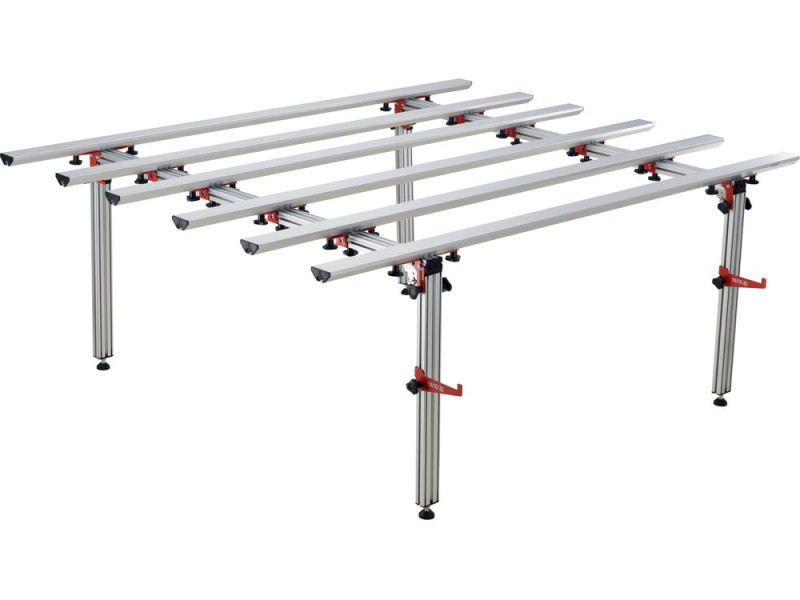 Стол каркасный YATO для отделки плитки 140x180 см 4 регулировочные ножки, макс. нагружен - 200кг (YT-37100)