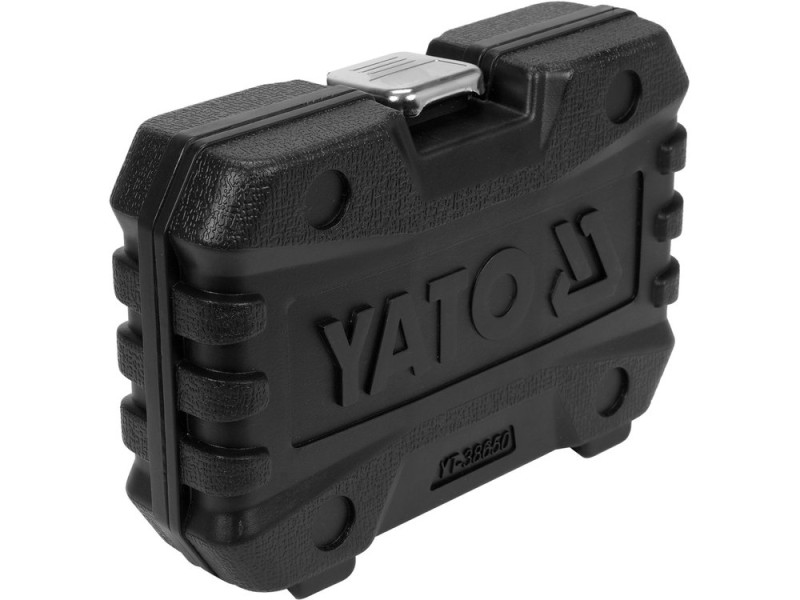 Набір головок прохідних SPLINE 1/4" YATO YT-38650, 29 предметів