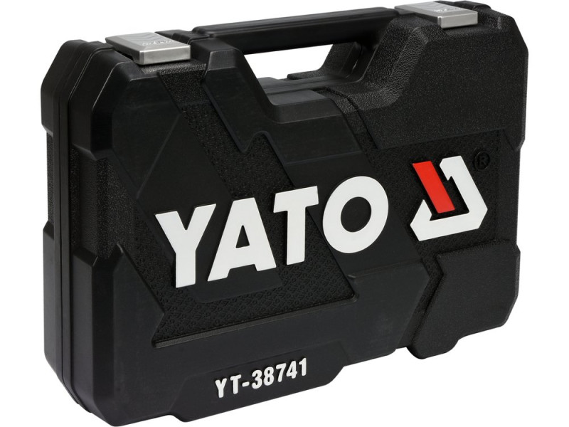 Набір інструментів з тріскачкою 1/2" YATO YT-38741, 25 предметів