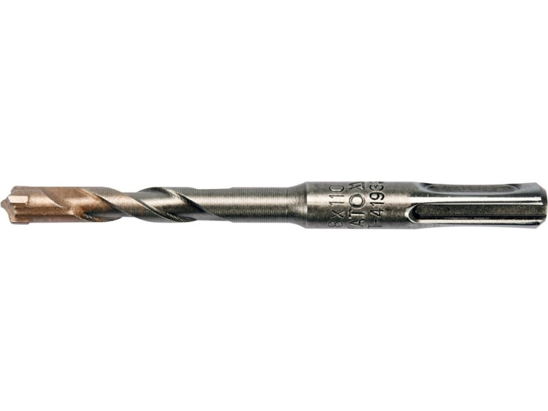 Бур SDS-Plus по бетону 8×110 мм YATO YT-41933, хрестовий наконечник