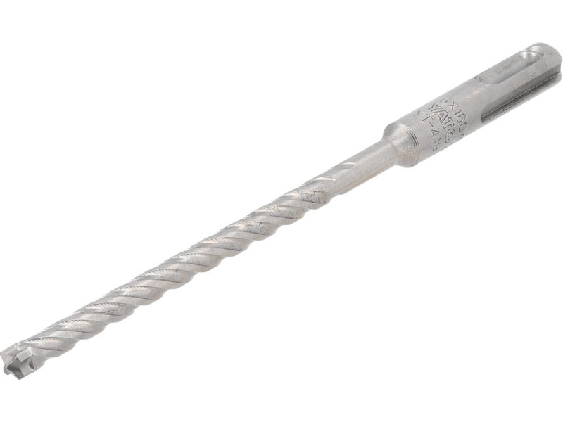 Бур по бетону SDS-Plus 6×160 мм YATO YT-419751, 4 різальні кромки