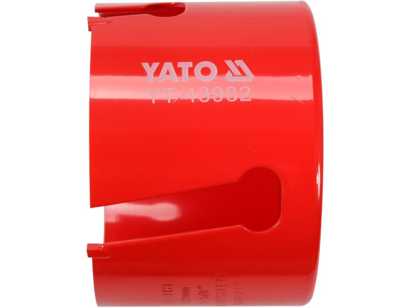 Коронка універсальна TCT 92 мм YATO YT-43982, 5/8" 18UNF, глибина 60 мм