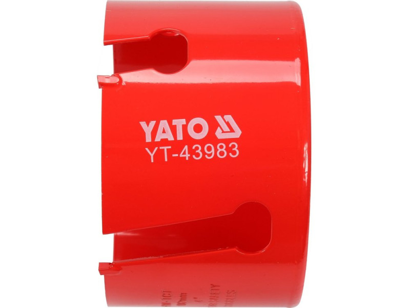 Коронка універсальна TCT 102 мм YATO YT-43983, різьба 5/8", глибина 60 мм