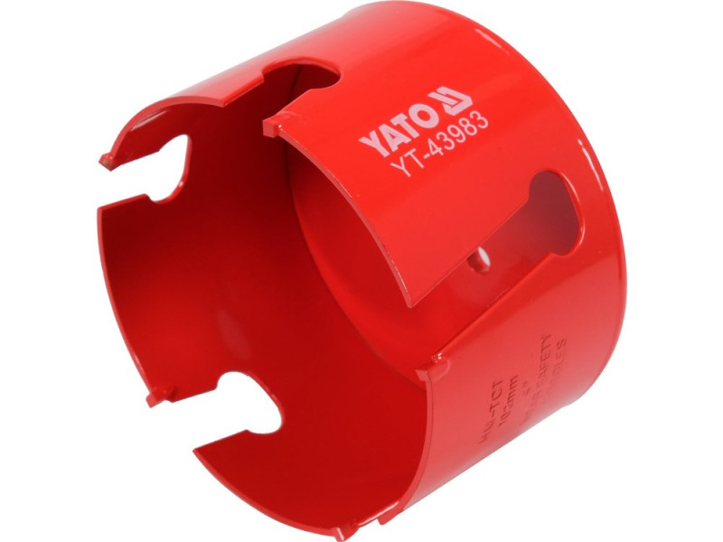 Коронка універсальна TCT 102 мм YATO YT-43983, різьба 5/8", глибина 60 мм