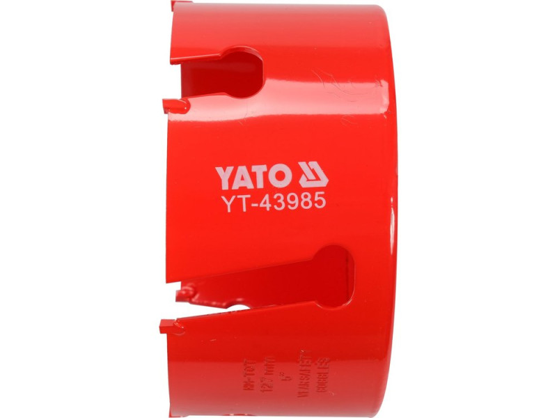 Коронка універсальна TCT 127 мм YATO YT-43985, різьба 5/8", глибина 60 мм