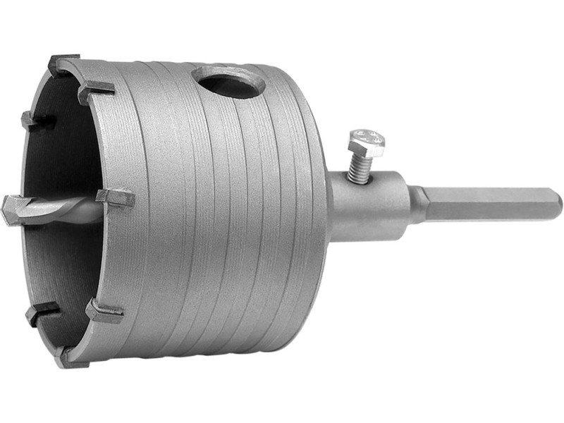 Коронка по бетону TCT 80 мм YATO YT-4401, хвостовик HEX 12 мм, M16