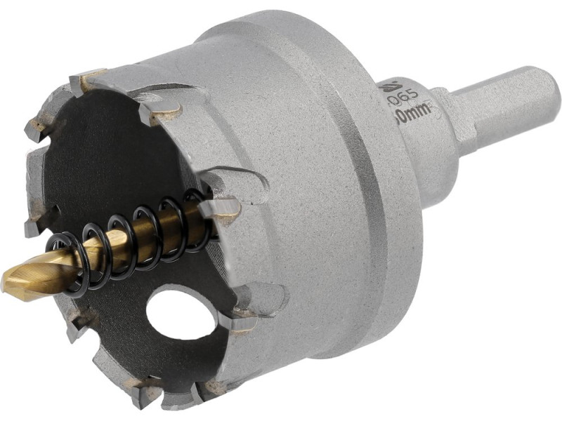 Коронка по металу TCT 50 мм YATO YT-44065, глибина 25 мм, HEX 3/8"