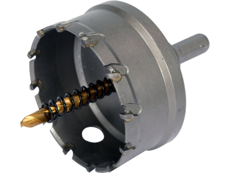 Коронка по металу TCT 70 мм YATO YT-44071, хвостовик 3/8", глибина 25 мм