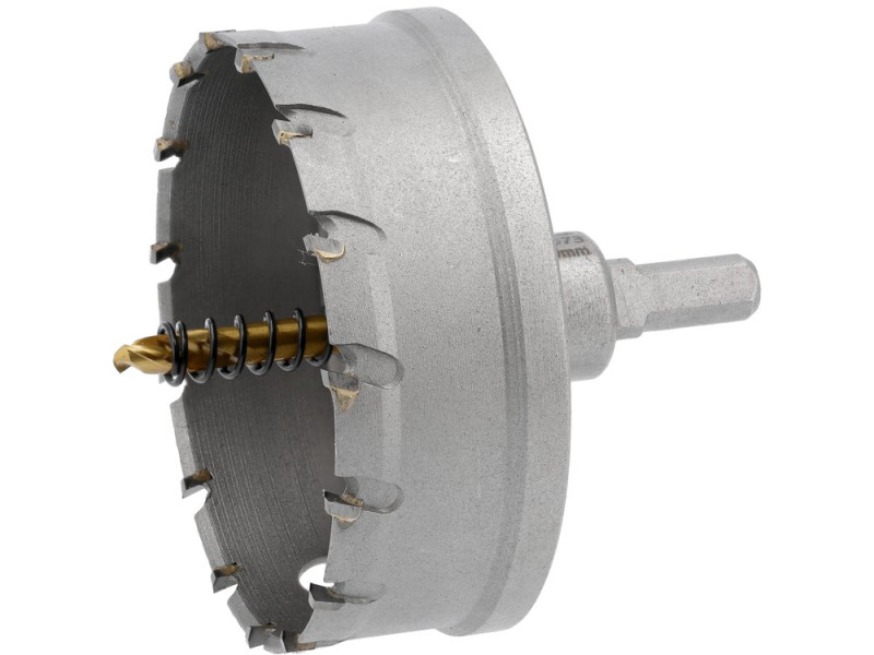 Коронка по металу TCT 90 мм YATO YT-44073, хвостовик 3/8", глибина 25 мм