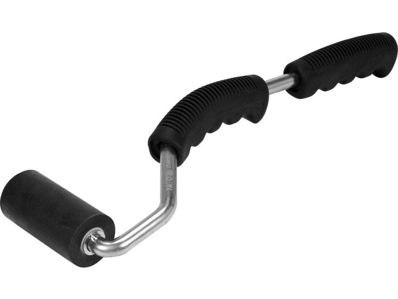 Валик притискний гумовий YATO : Ø38 x 75 мм, сталева ручка L= 370 мм (YT-44151)