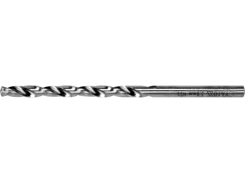 Свердло по металу HSS 3,8 мм YATO YT-44213, DIN 338, кут 135°