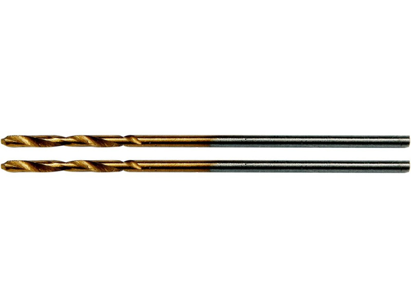 Сверло по металлу HSS-TiN 1,0 мм YATO YT-44630, DIN 338, 2 шт